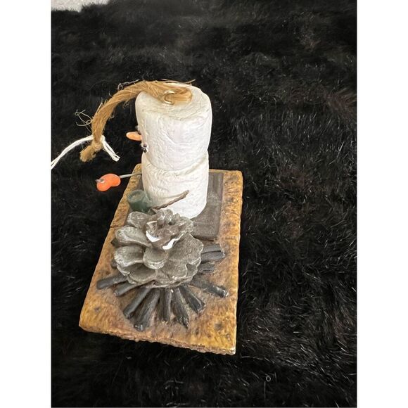 The Original S'mores Midwest ~ Camper Hot Dog on a Stick ~ Marshmallow Ornament - Picture 3 of 3